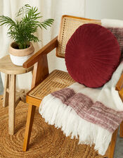 Round Velvet Cushion, , large