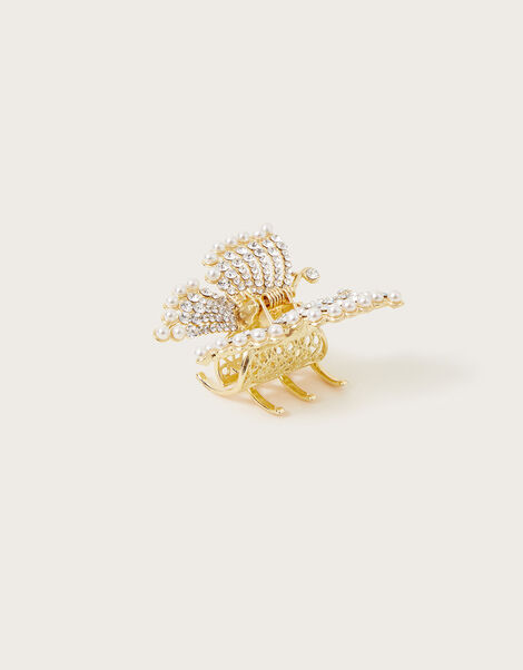 Butterfly Pearl Claw Clip, , large