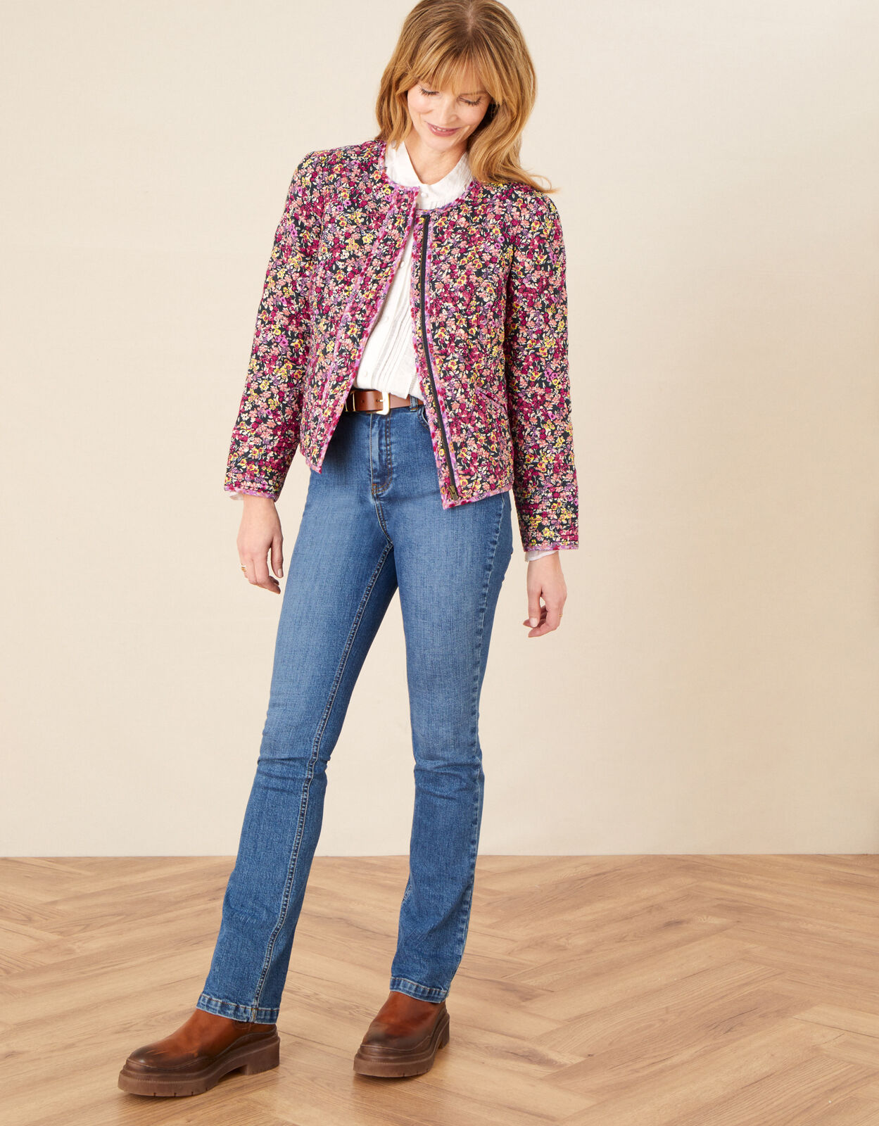 Monsoon quilted discount jacket
