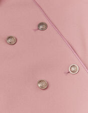 Double Breasted Collar Coat, Pink (PINK), large