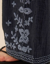East Carita Hand-Embroidered Trousers, Blue (NAVY), large