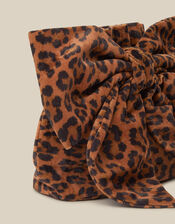 Ciri Bow Leopard Print Bag, , large