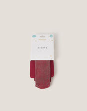 Glitter Tights, Red (CHERRY), large