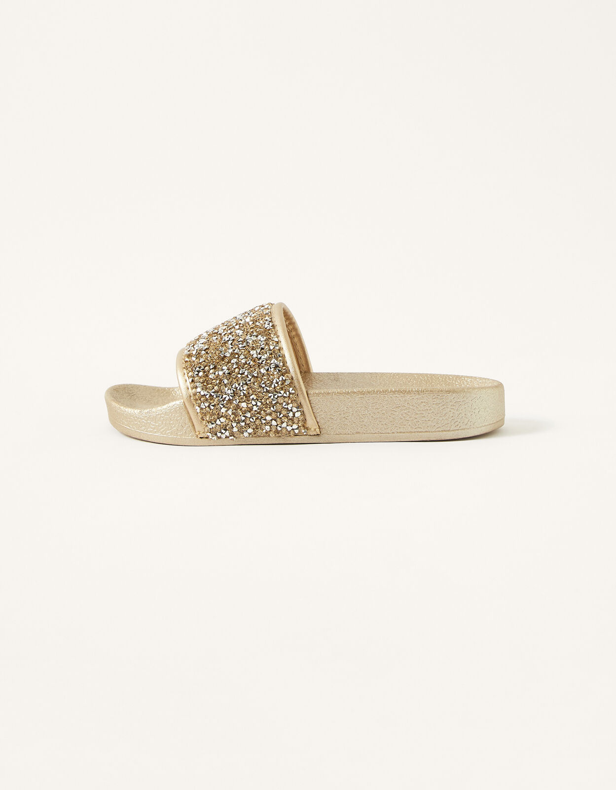 Gold studded cheap sliders