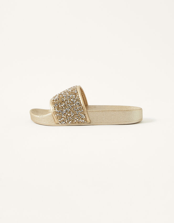 Glitter Sliders, Gold (GOLD), large