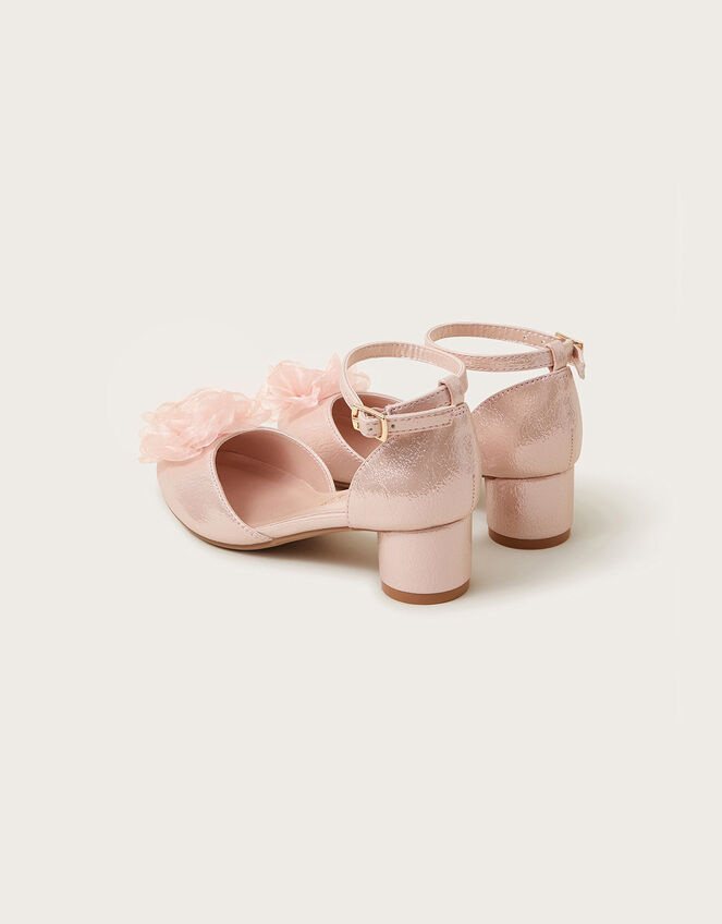 Two-Part Floral Heels, Pink (PINK), large