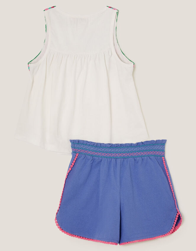 Crochet Vest and Shorts Set, Multi (MULTI), large