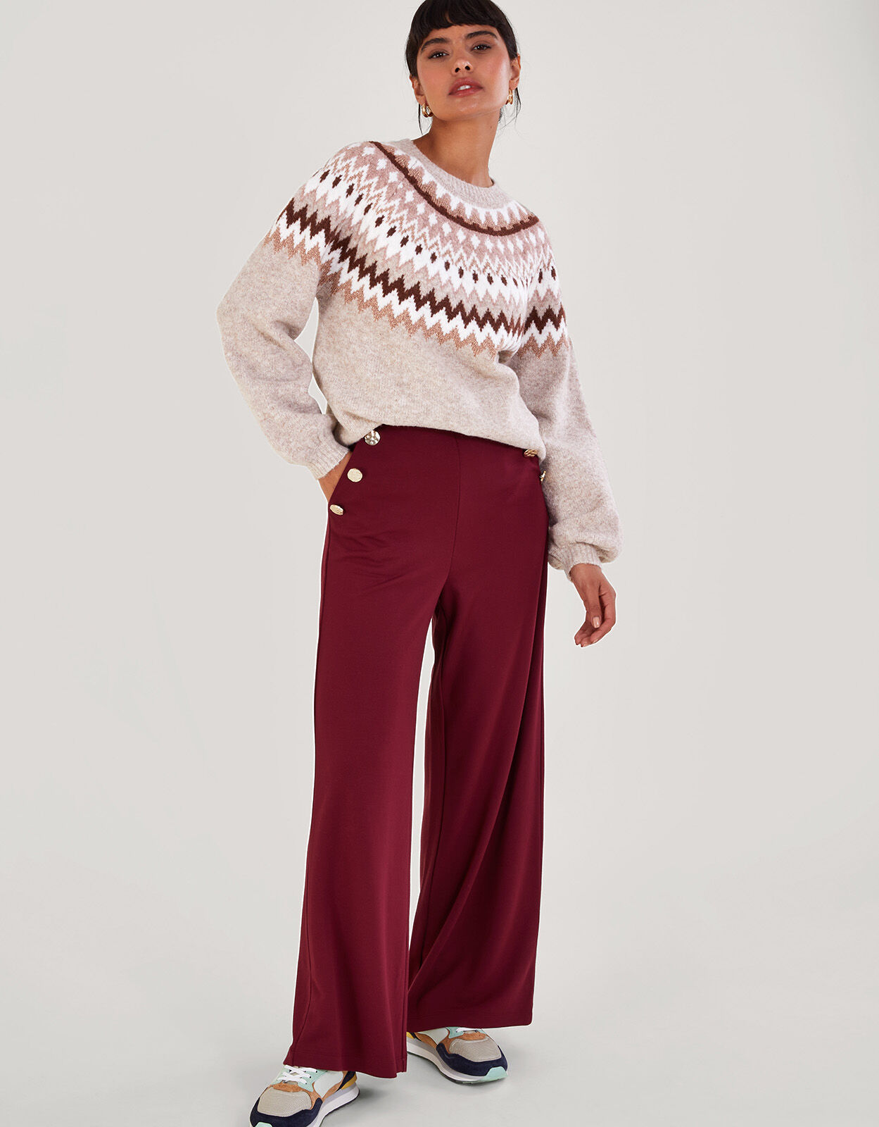 Fen Fair Isle Jumper Natural