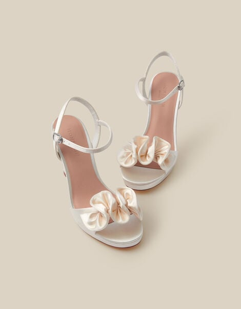 Dulce Frill Platform Heels, Ivory (IVORY), large