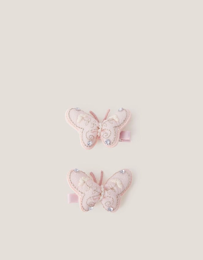 2-Pack 3D Butterfly Hair Clips, , large