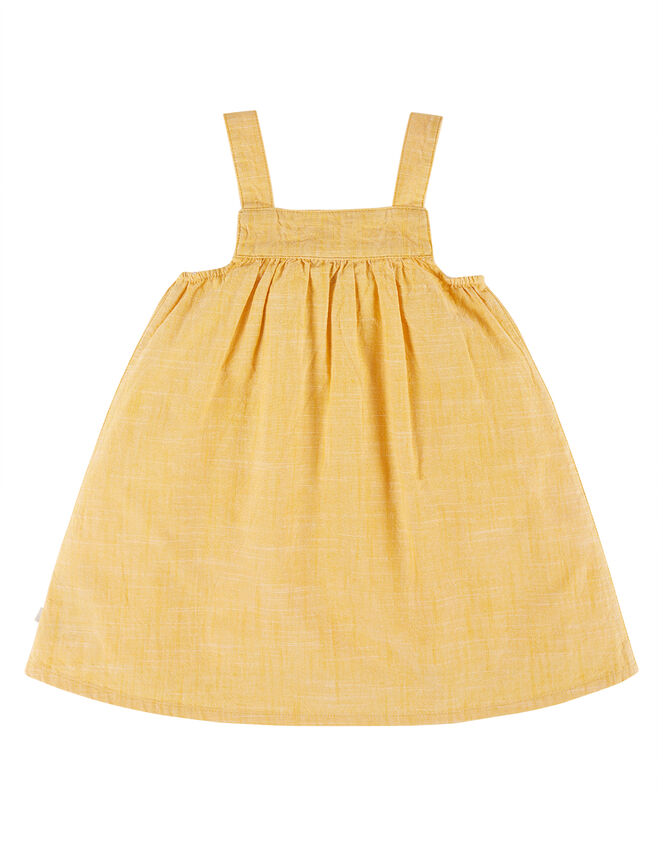 Frugi Hollie Dress, Yellow (MUSTARD), large