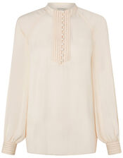 Jane Satin Blouse, Pink (BLUSH), large