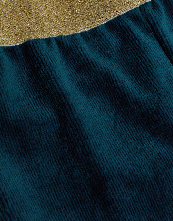 Sparkle Velour Flare Joggers, Teal (TEAL), large
