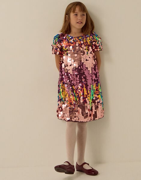 Sherbet Sequin Party Dress, Multi (MULTI), large