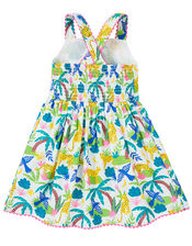 Frugi Jungle Print Dress, Multi (MULTI), large
