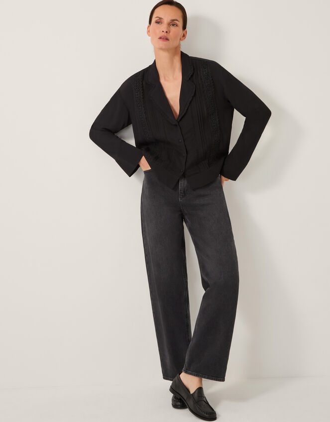 Tamara Lace Blouse, Black (BLACK), large