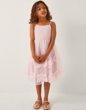 Irene Bow Tulle Party Dress, Pink (PINK), large