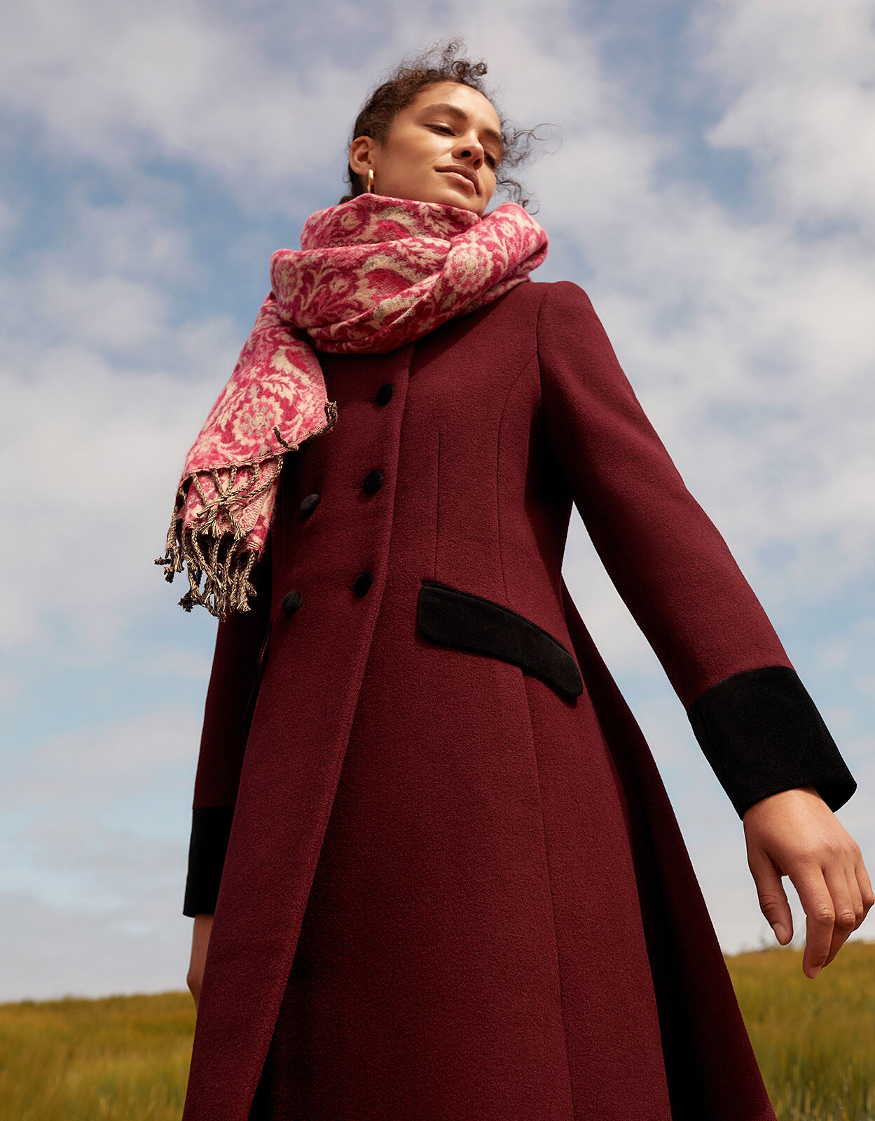 Mint velvet red jacket store