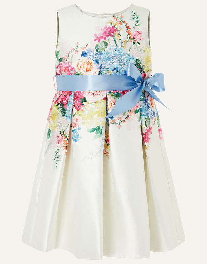 Baby Floral Print Dress , Ivory (IVORY), large