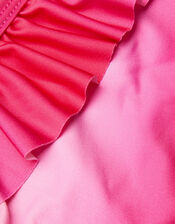 Ombre Frill Bikini Set with Recycled Polyester, Pink (PINK), large