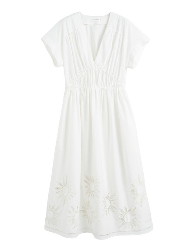 Chinti & Parker Étoile Midi Sundress, Cream (CREAM), large