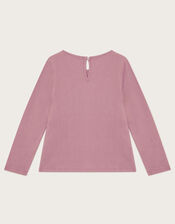 Swan Lake Long Sleeve Top, Purple (PURPLE), large