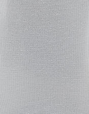 Sparkly Nylon Tights Set, Silver (SILVER), large