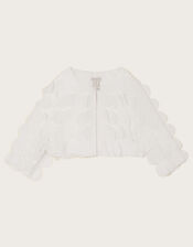 Jazzy Scallop Cover-Up, Ivory (IVORY), large