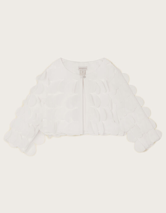 Jazzy Scallop Cover-Up, Ivory (IVORY), large