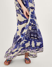 One Hundred Stars Giant Willow Print Maxi Kaftan, , large