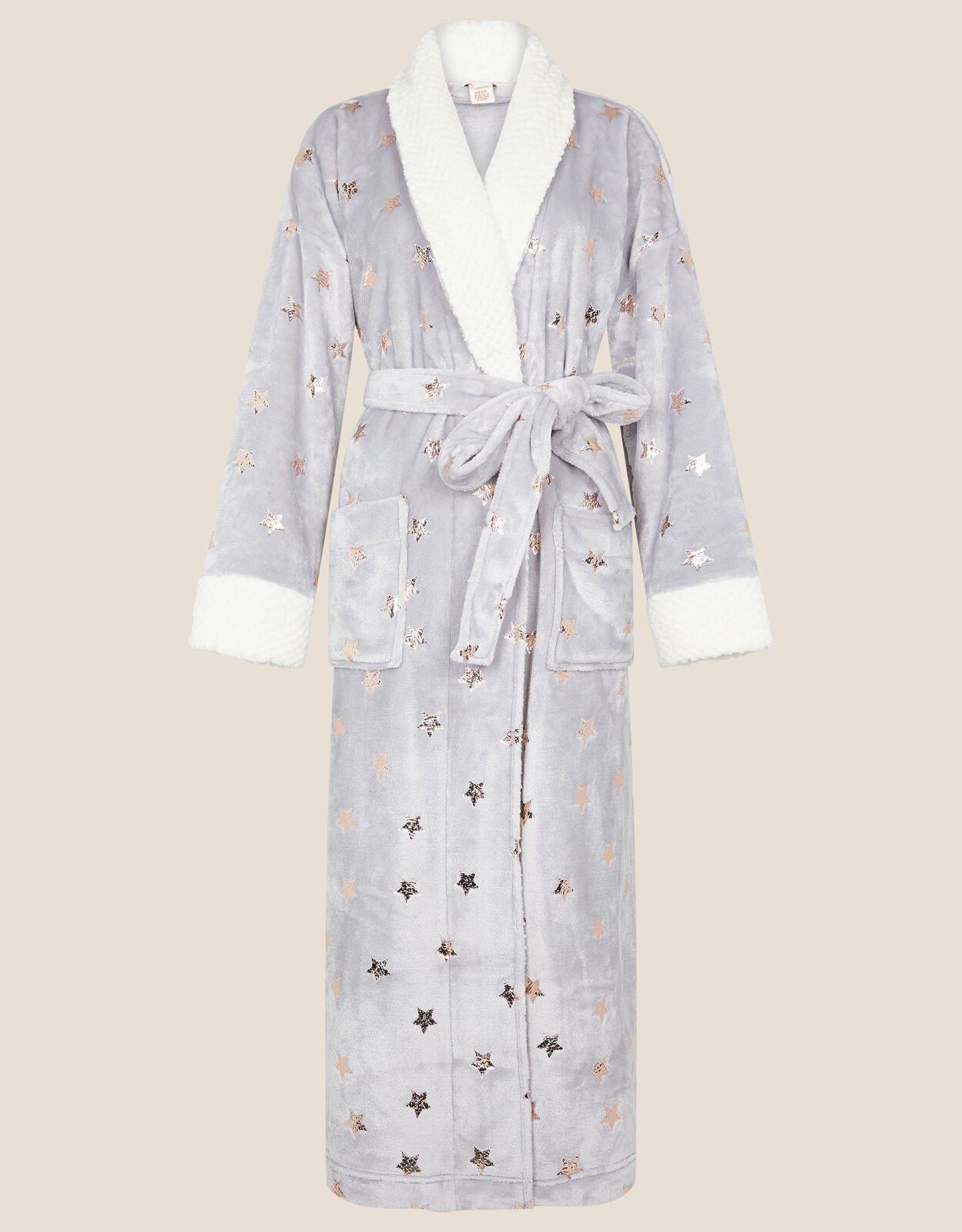 Buy Jim Jam the Label Pink Printed Star Dressing Gown from Next Luxembourg