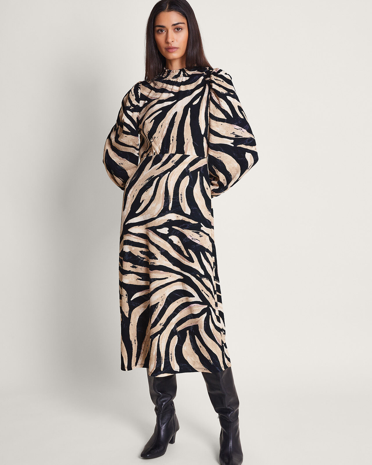 Monsoon snake print dress online