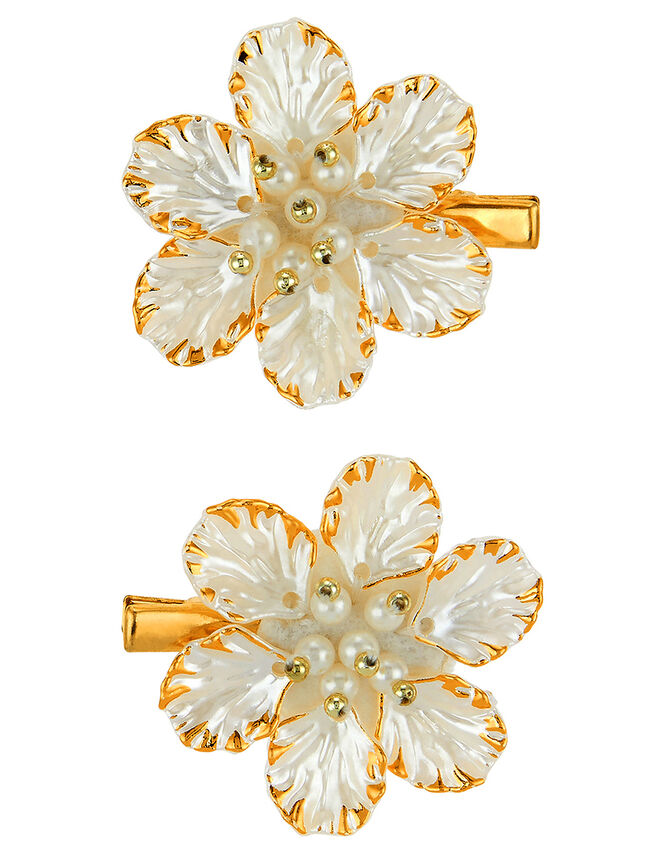 Flower Mini Bag and Hair Clip Set, , large