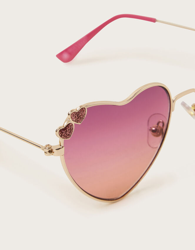 Heart Detail Sunglasses, , large
