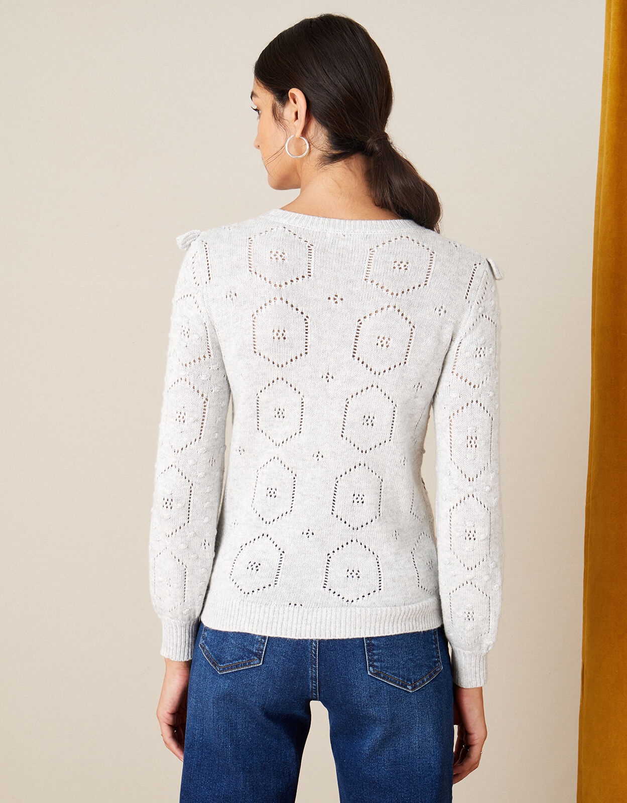 Womens ruffle jumper top