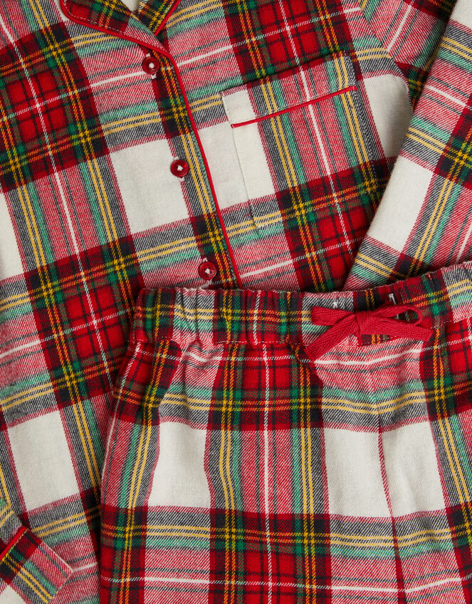 Tartan Print Long Pyjamas Set, Multi (MULTI), large
