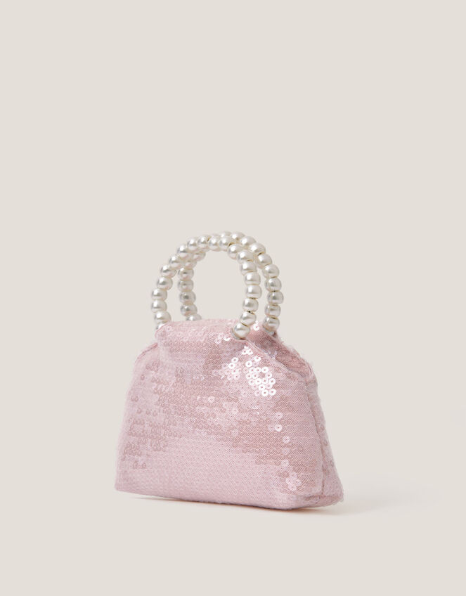 Leila Sequin Flower Bag, , large