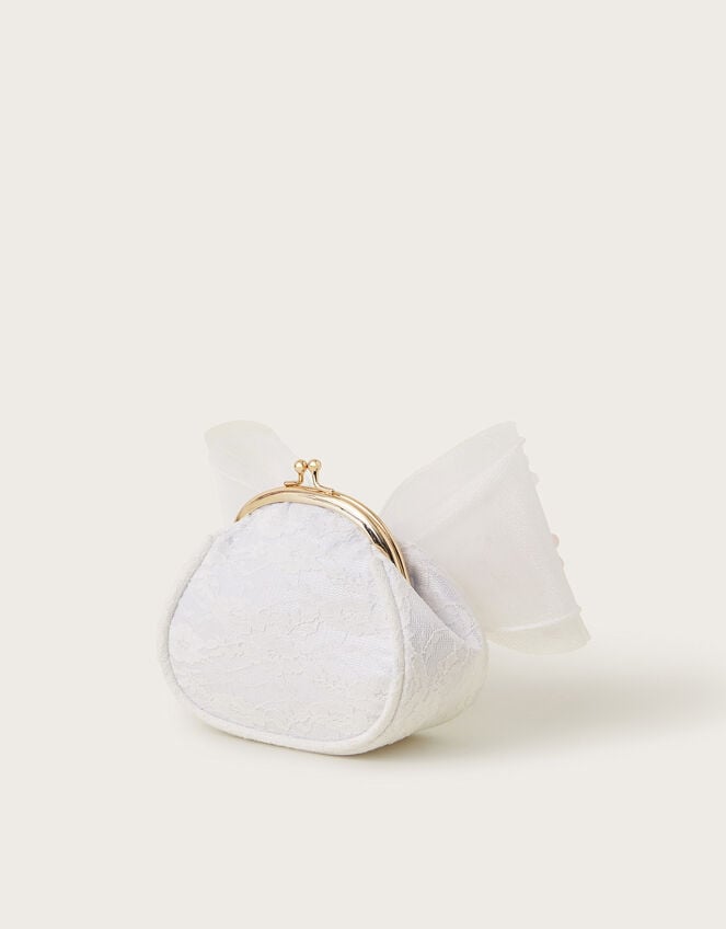 Maggie Embroidered Petal Bow Bag, , large