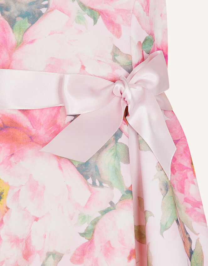 Baby Betty Floral Scuba Dress, Pink (PINK), large