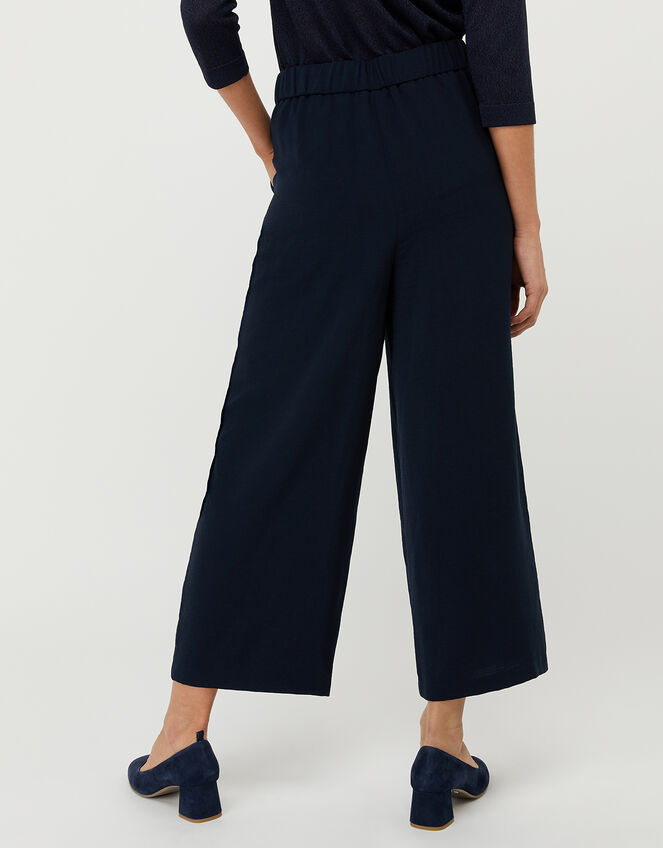 Mindy D-Ring Cropped Trousers, Blue (NAVY), large