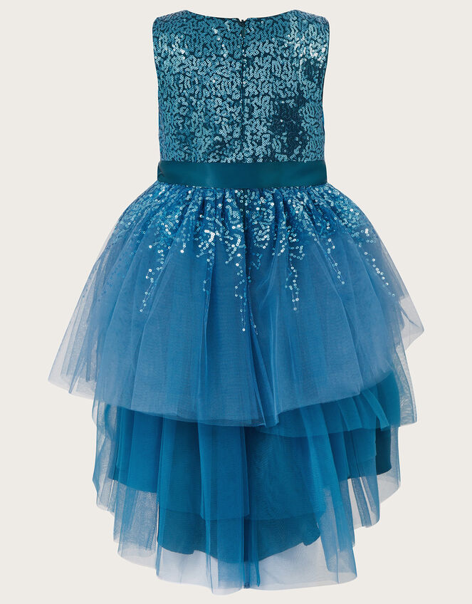 Safire Sequin Dress, Teal (TEAL), large