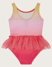 Baby Strawberry Swimsuit, Pink (PALE PINK), large