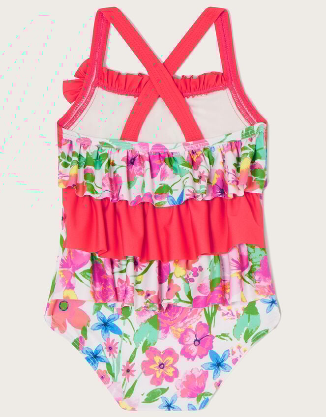Baby Botanical Printed Swimsuit , Ivory (IVORY), large