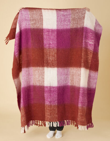 Check Blanket Throw, , large