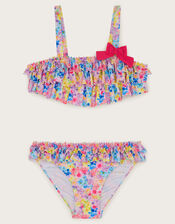 Ditsy Ruffle Bow Bikini Set, Multi (MULTI), large