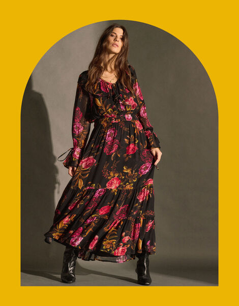 East Dylan Floral Maxi Dress, Multi (MULTI), large