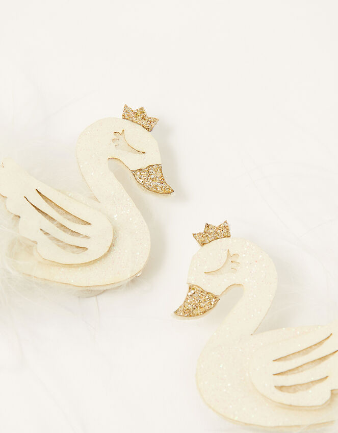 Swan Clip Twinset, , large