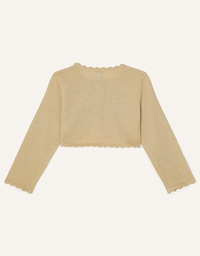 Baby Niamh Cardigan, Gold (GOLD), large