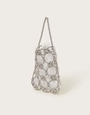 Beau Beaded Drawstring Bag, , large