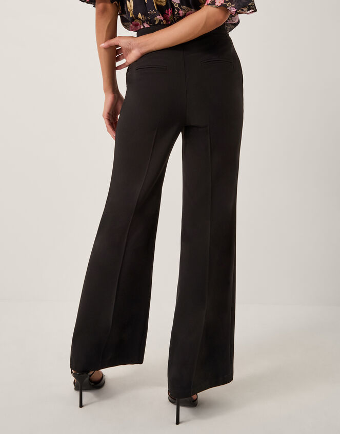 Erin Flared Tailored Pants, Black (BLACK), large